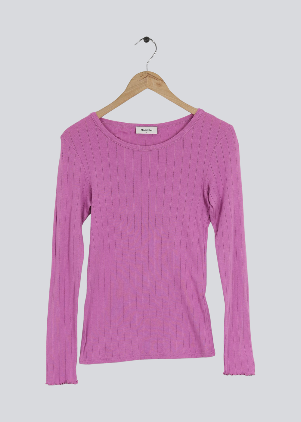 ModströM Preloved Issy Ls T-Shirt - Pale Grape