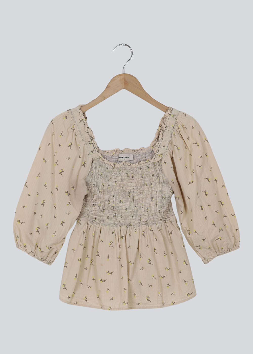 ModströM Preloved Tinne Print Top - Lemon Bloom