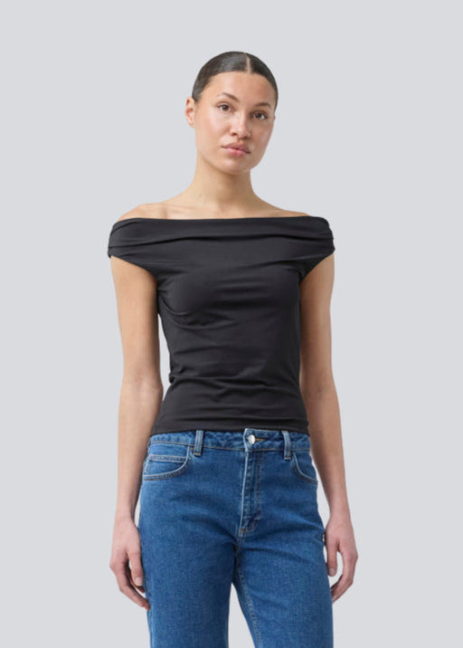 HimaMD off-shoulder top - Black