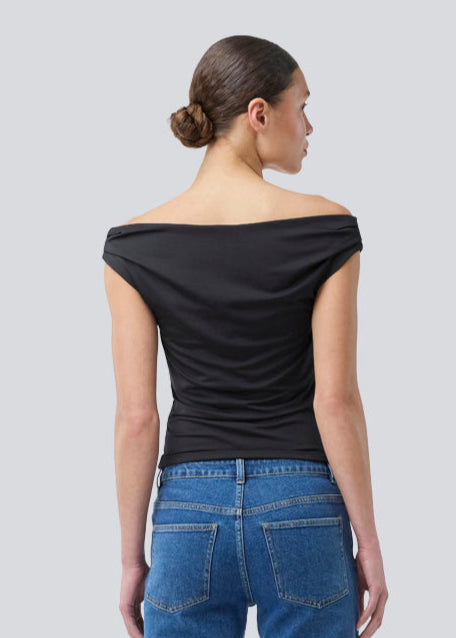 HimaMD off-shoulder top - Black