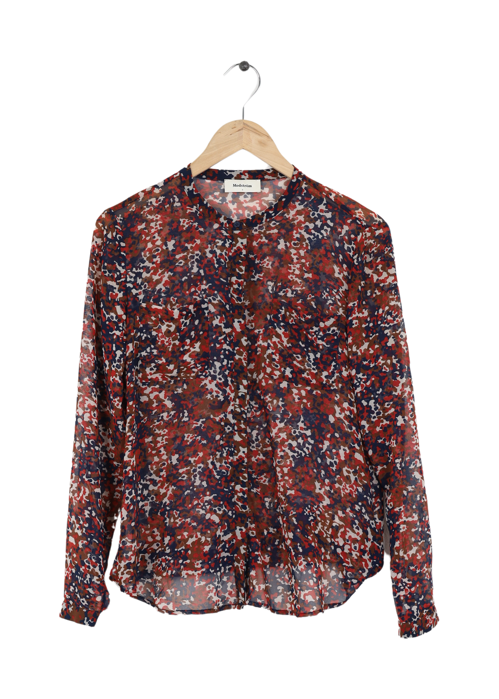 ModströM Preloved Teal Shirt - Red Camouflage