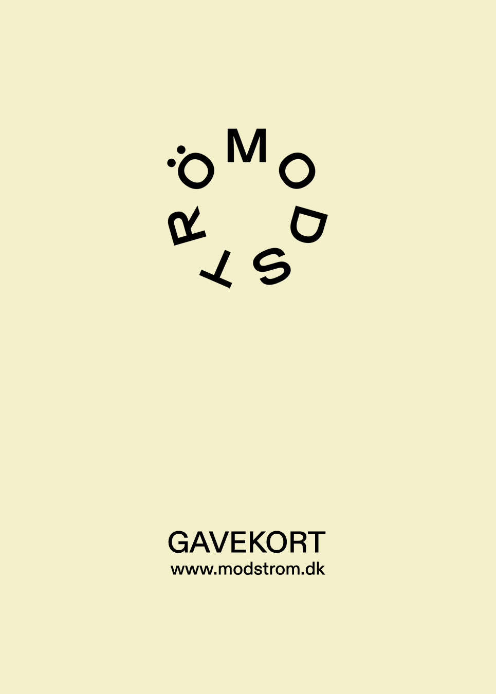 GAVEKORT – Modström
