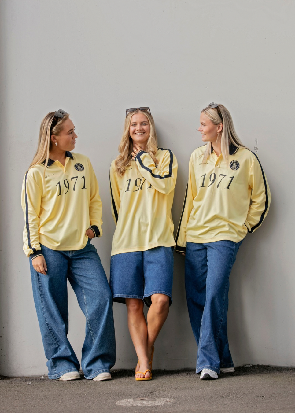 1971 polo - Yellow/Navy