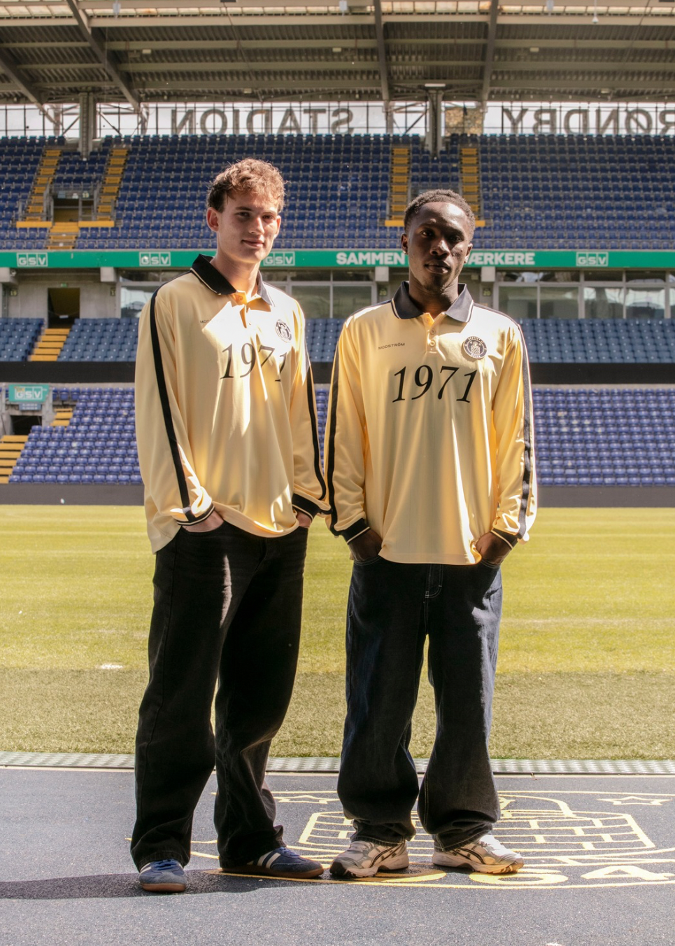 1971 polo - Yellow/Navy