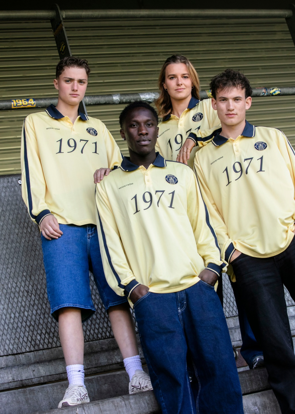 1971 polo - Yellow/Navy