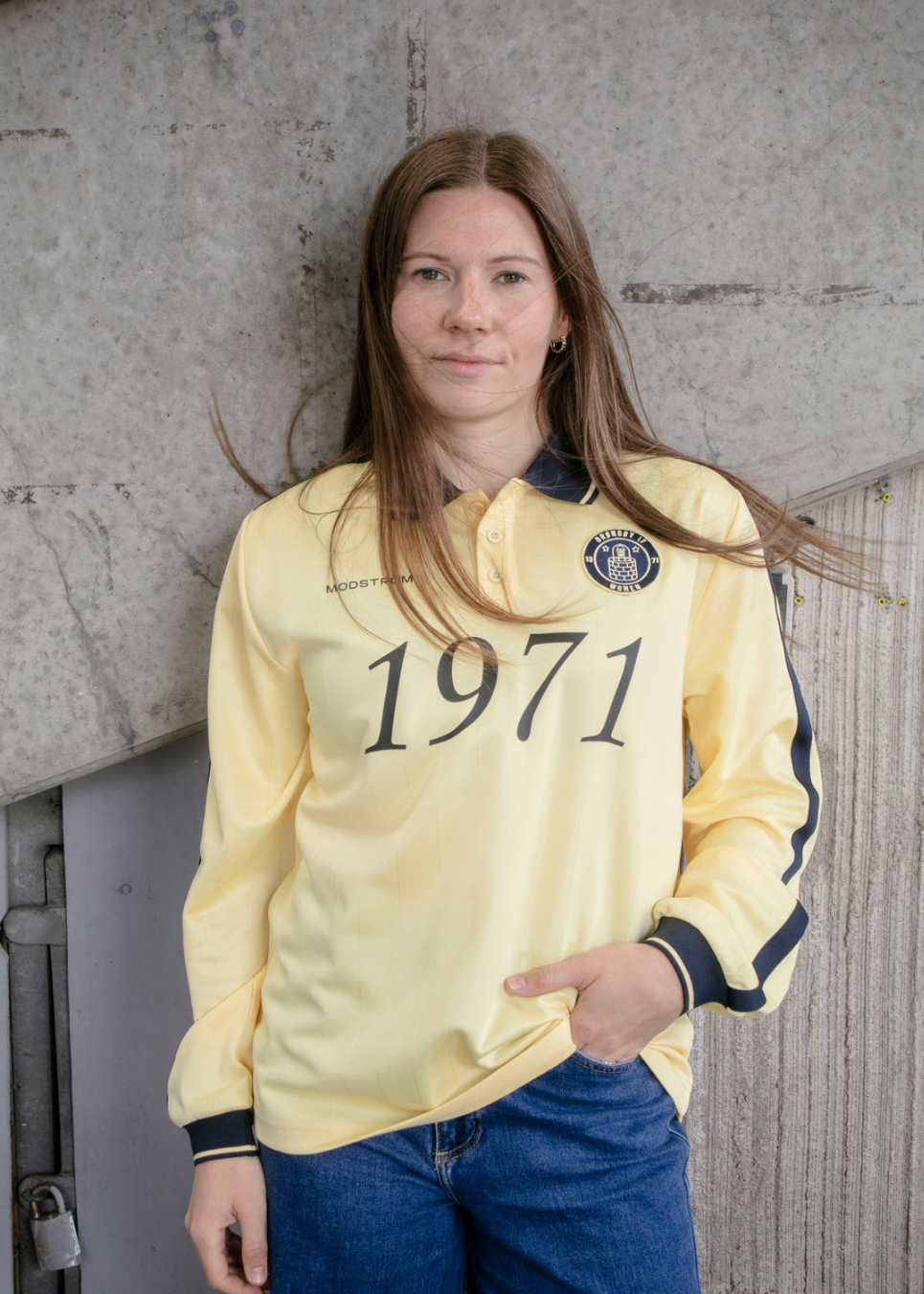 1971 polo - Yellow/Navy