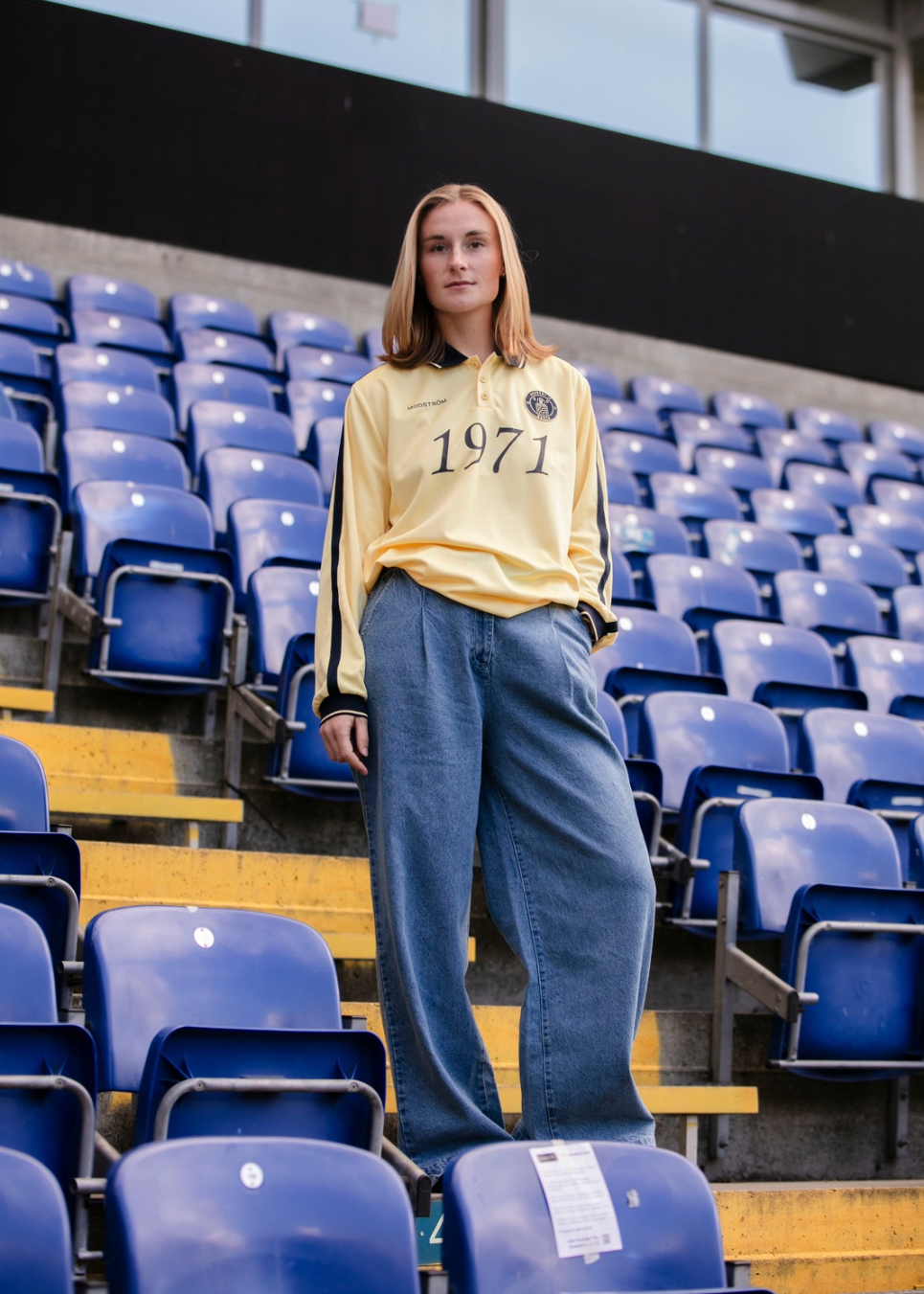 1971 polo - Yellow/Navy