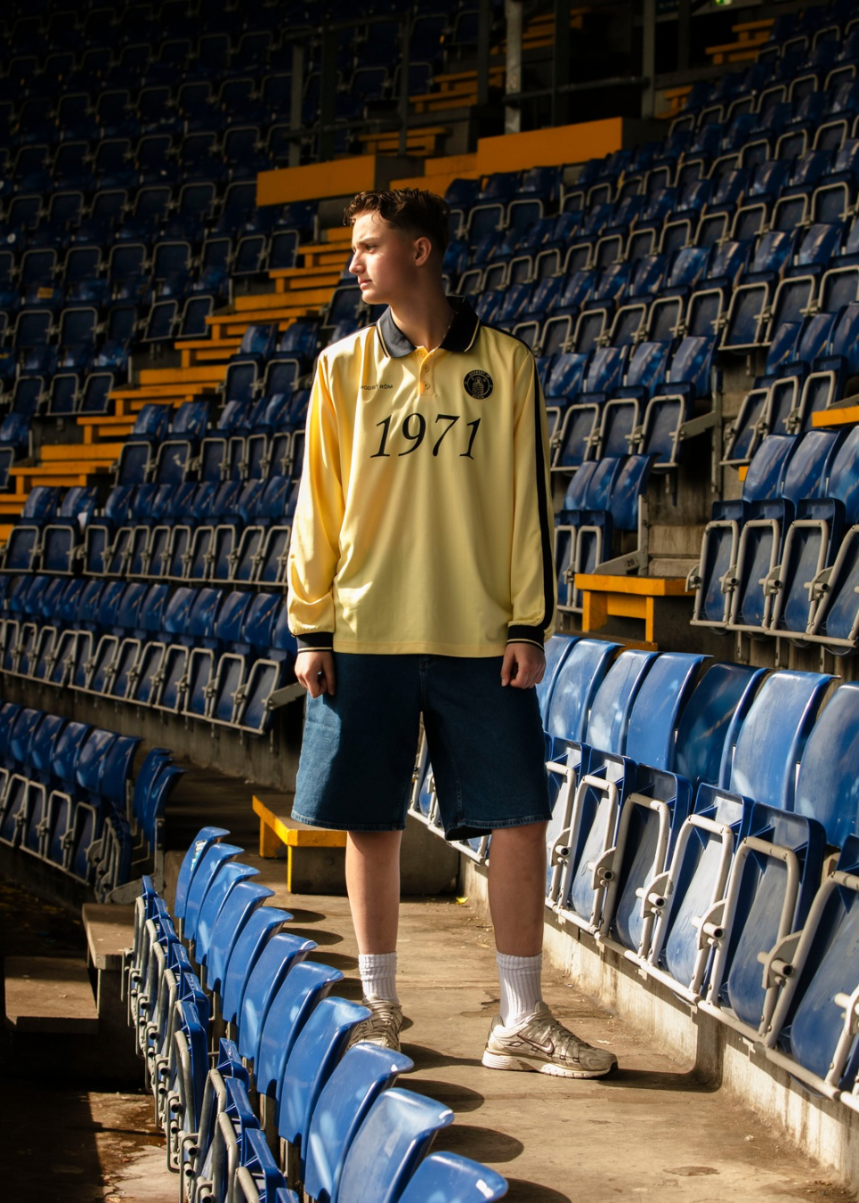 1971 polo - Yellow/Navy