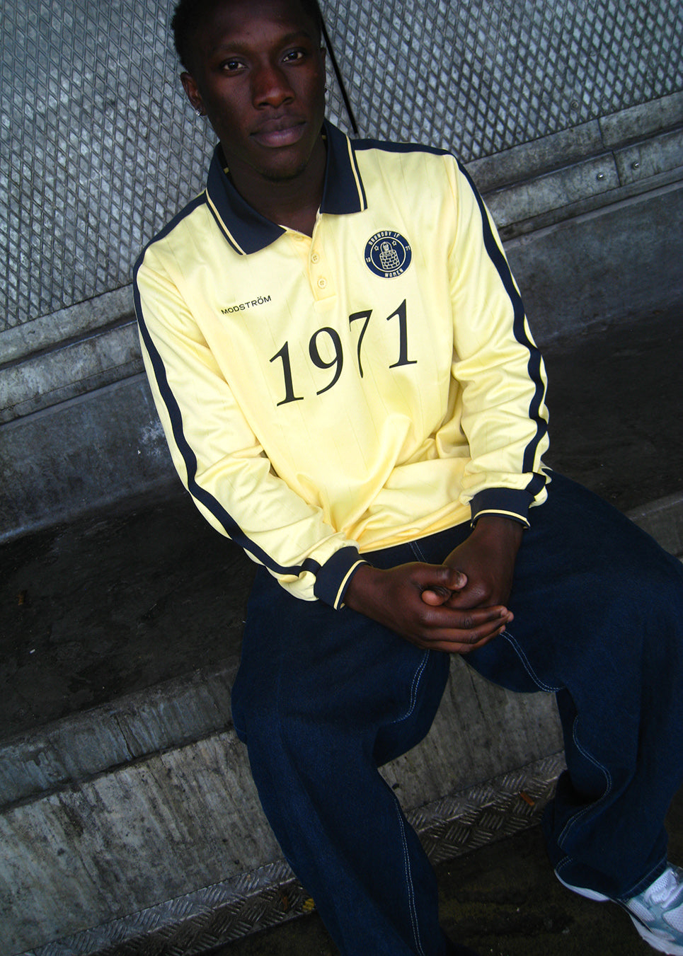 1971 polo - Yellow/Navy