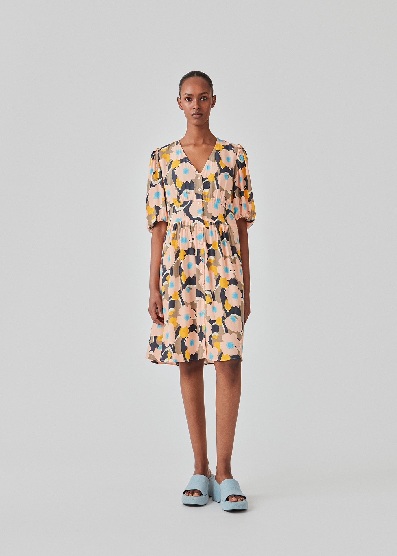 DustinMD print dress - Sunset Bouquet – Modström DK