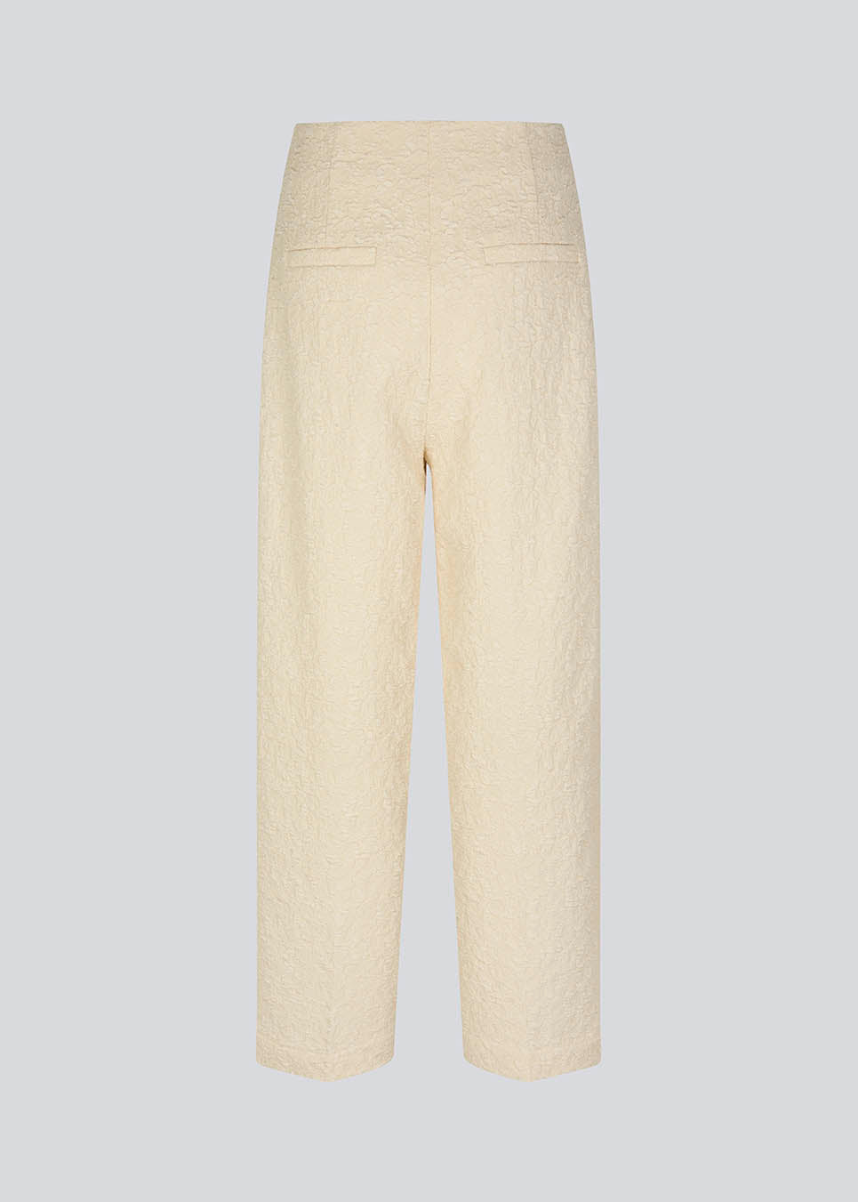 Bukser med lige ben i struktureret materiale. HollisMD pants har en mellemhøj talje med skjult lynlås i den ene side og to paspolerede baglommer. 