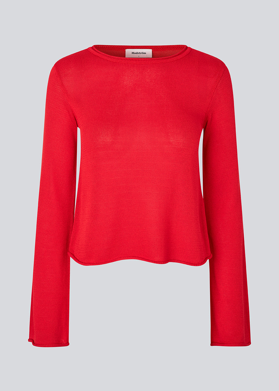 Strikket top med lange brede ærmer og en bred halsudskæring. IvonneMD O-neck har en normal pasform.