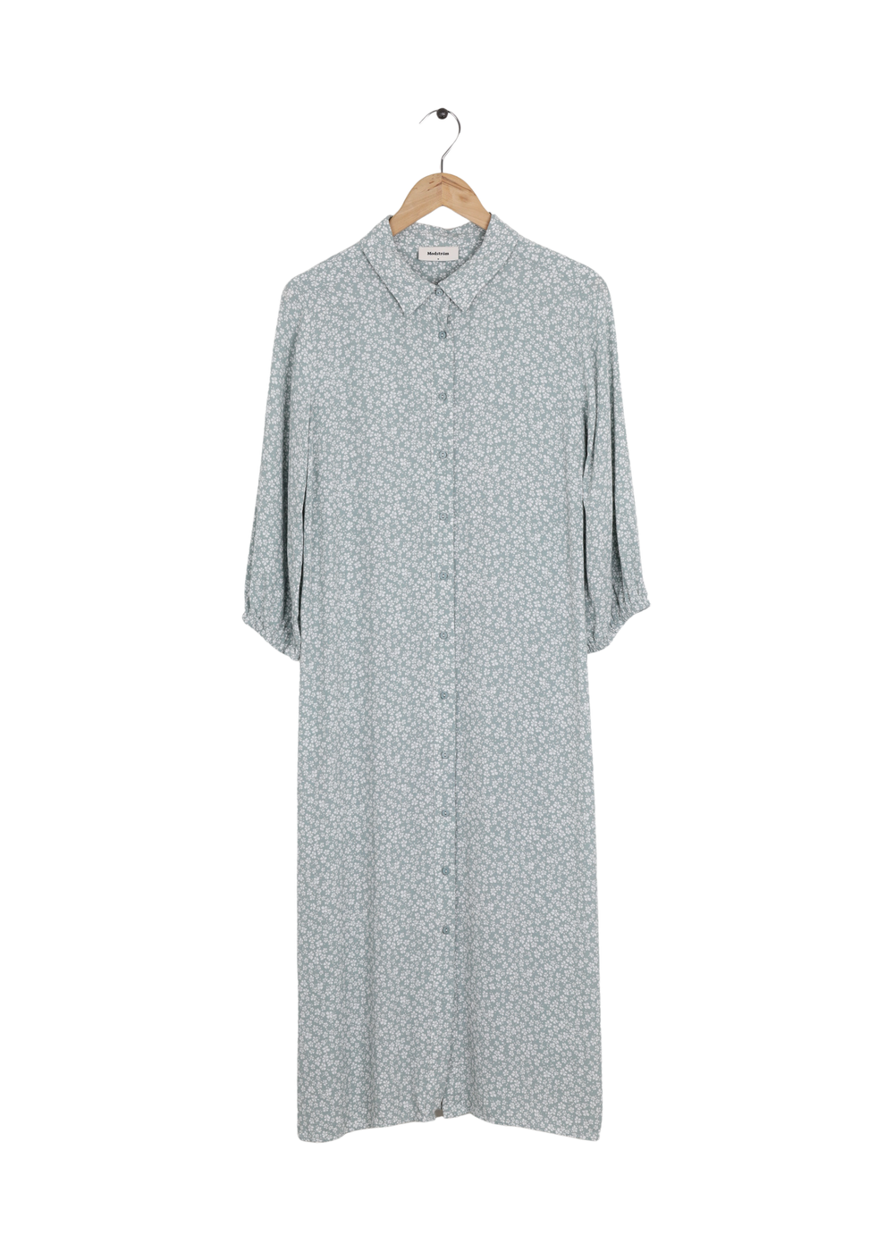 Modström Preloved Teddy print dress - Sage bloom