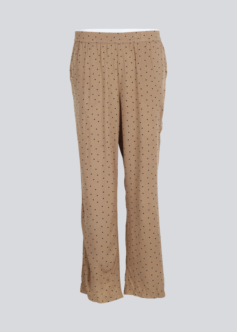 ModströM Preloved Talle Print Pants - Camel Polka