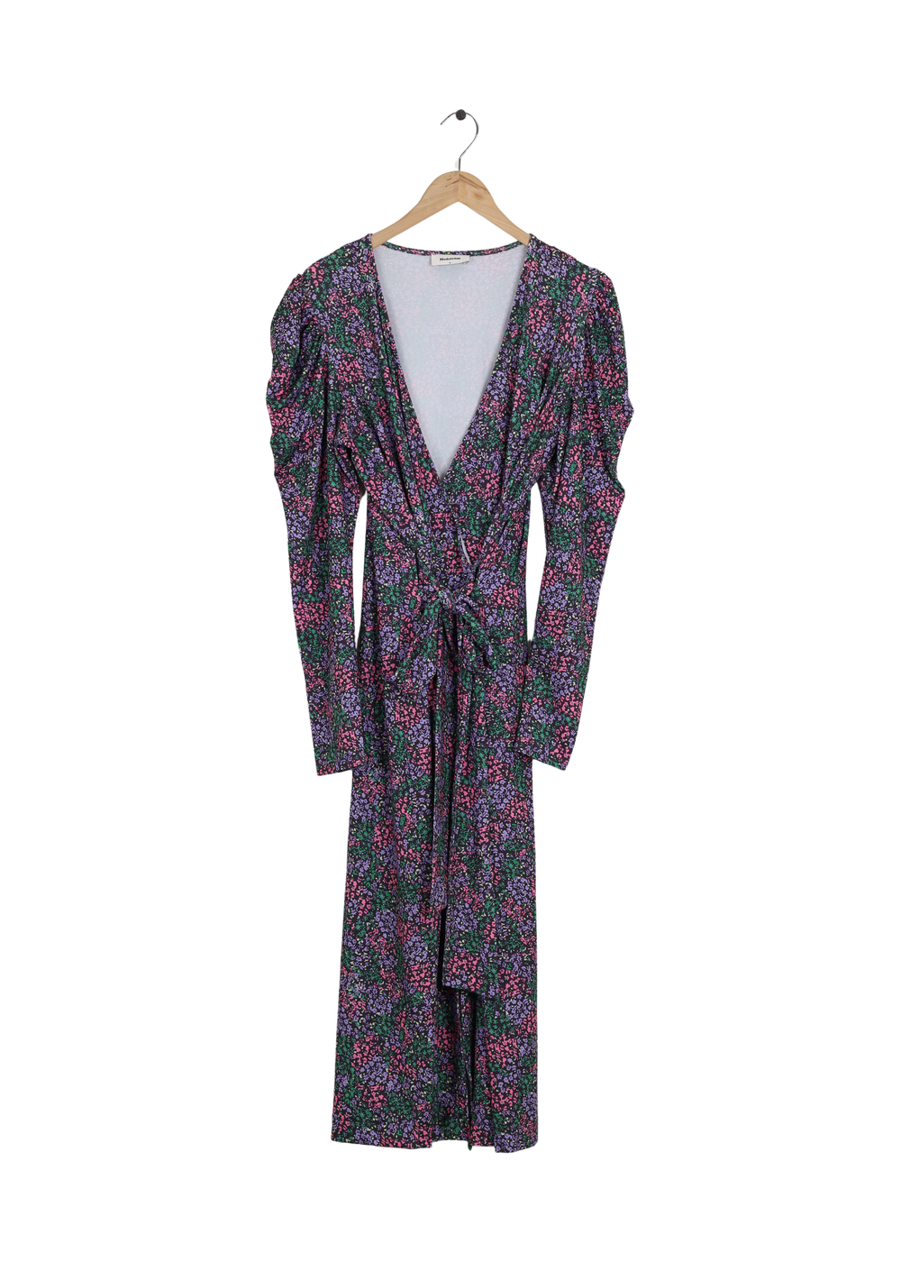 Modström Preloved TilloMD print wrap dress - Poetry Flower