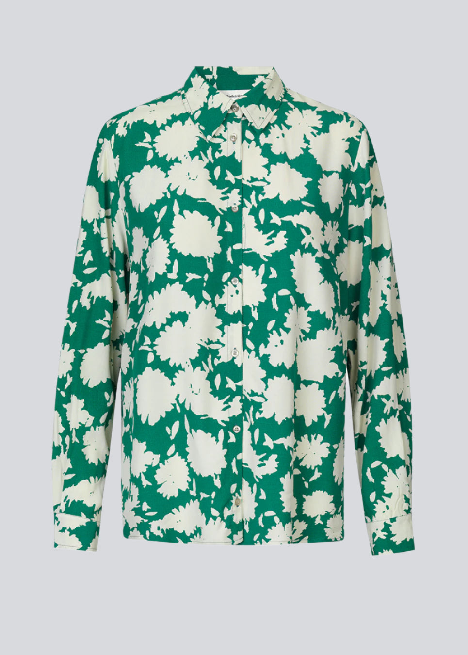 Afslappet skjorte i vævet EcoVero viskosekvalitet med blomstret print. AllisonMD print shirt har krave og knaplukning fortil. Style med de matchende bukser: AllisonMD print pants, for et gennemført look.