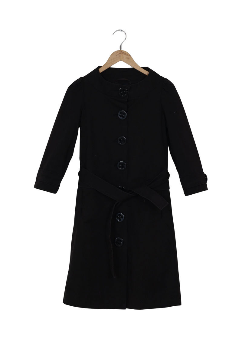Modström Preloved Sort trenchcoat - BLACK