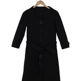 Modström Preloved Sort trenchcoat - Black