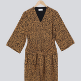 Modström Preloved Isabella print dress - Apricot Leaf