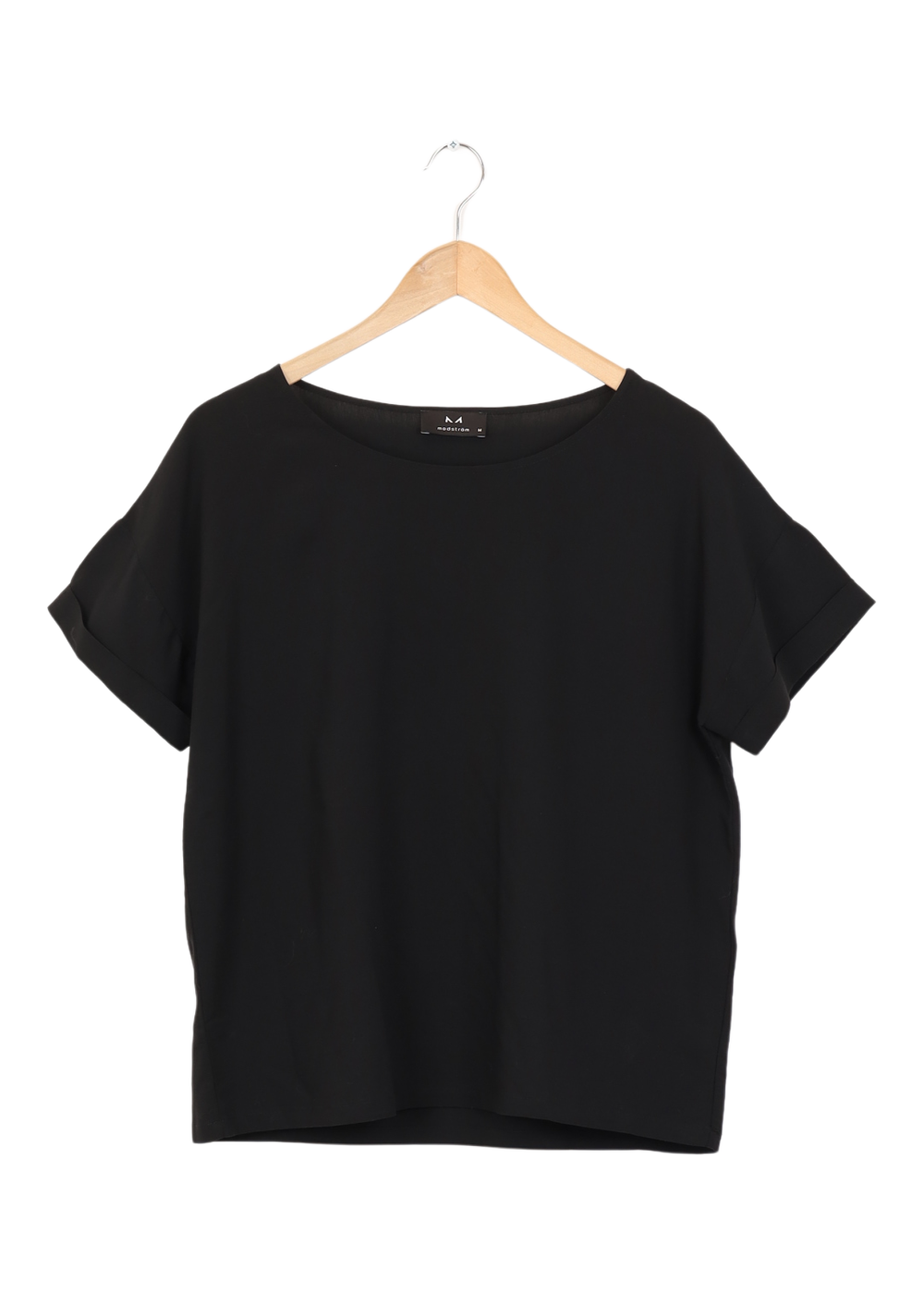 Modström Preloved Naima top Solid - Black