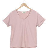 Modström Preloved Camda V-neck t-shirt - rose - Pink