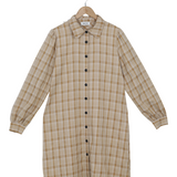 Modström Preloved Giana dress - Beige check
