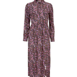 Modström Preloved Solero print dress, varen er en brugt style - Purple snake