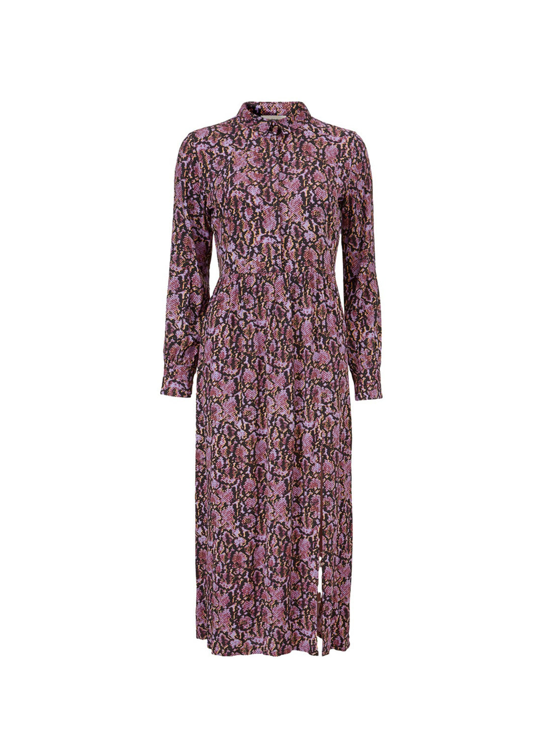 Modström Preloved Solero print dress, varen er en brugt style - Purple snake