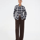 Trixymd shirt - Blue white check
