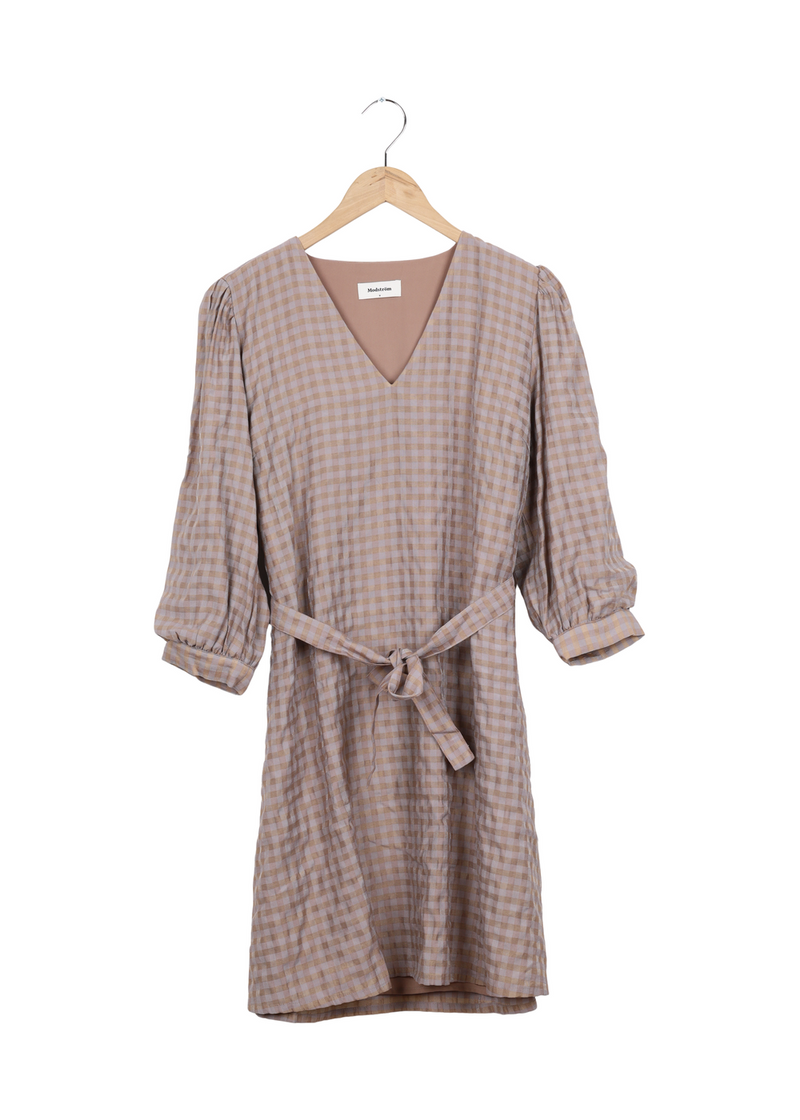 Modström Preloved Evita Dress - Sunset Check