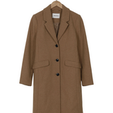 Modström Preloved Pamela coat - Brown Sugar - Brown sugar