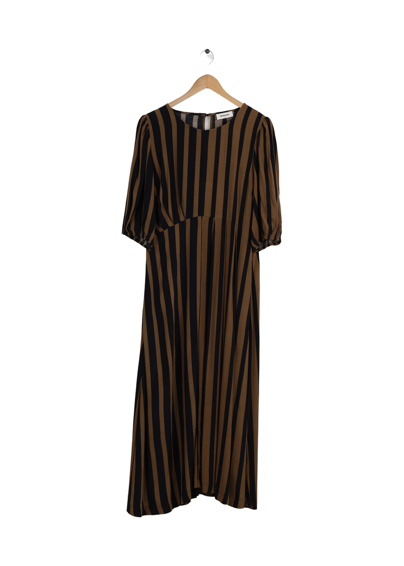 Modström Preloved AliciaMD print dress - Bold Sienna Stripe