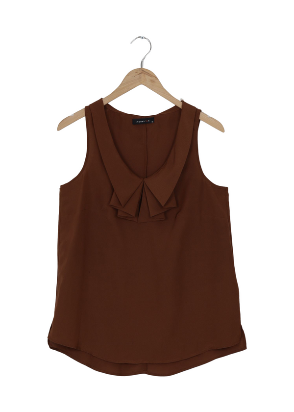 Modström Preloved Brun top - BROWN
