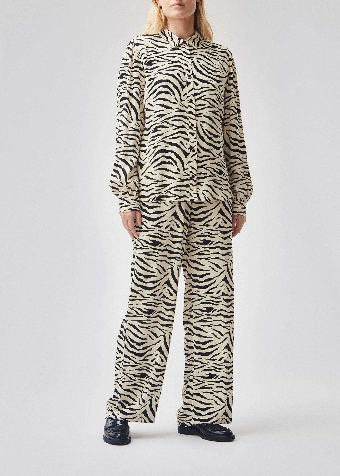 Modström Preloved Ibu print shirt - Zebra