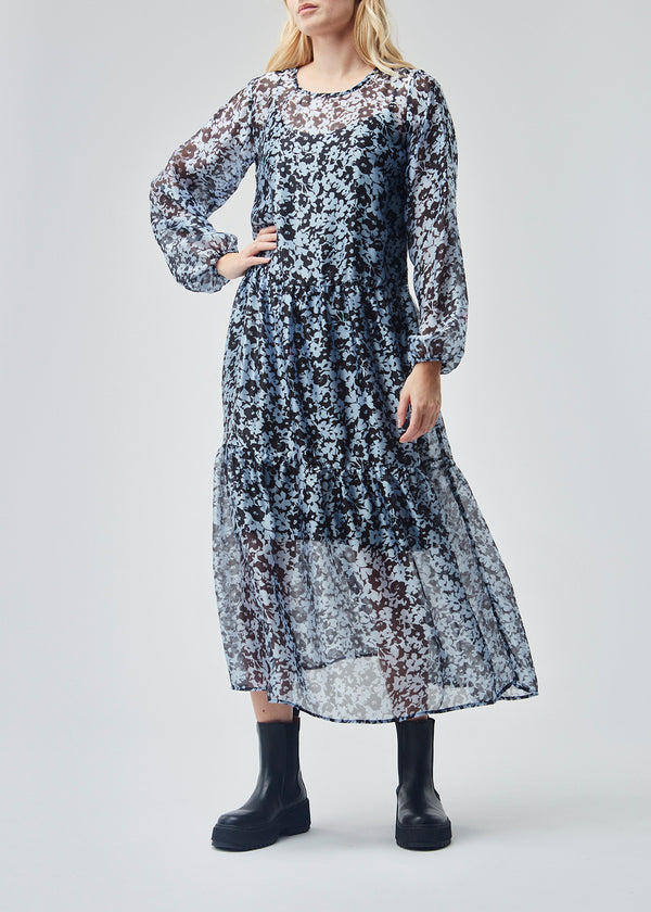 Modström Preloved - Honny print dress, varem er en brugt style