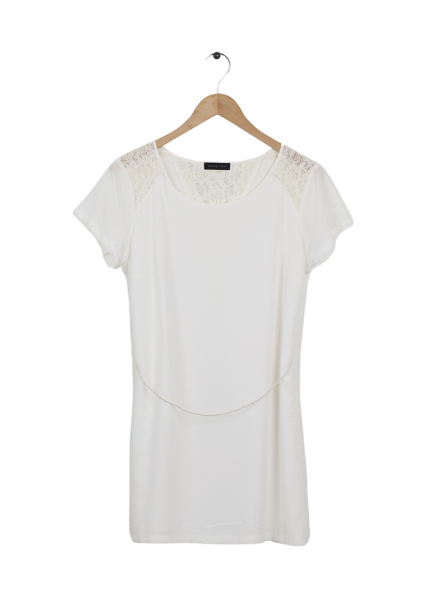 Modström Preloved Lace t-shirt  - White