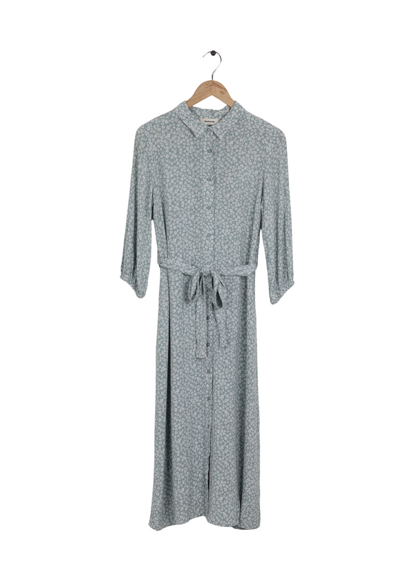 Modström Preloved Teddy print dress - Sage bloom