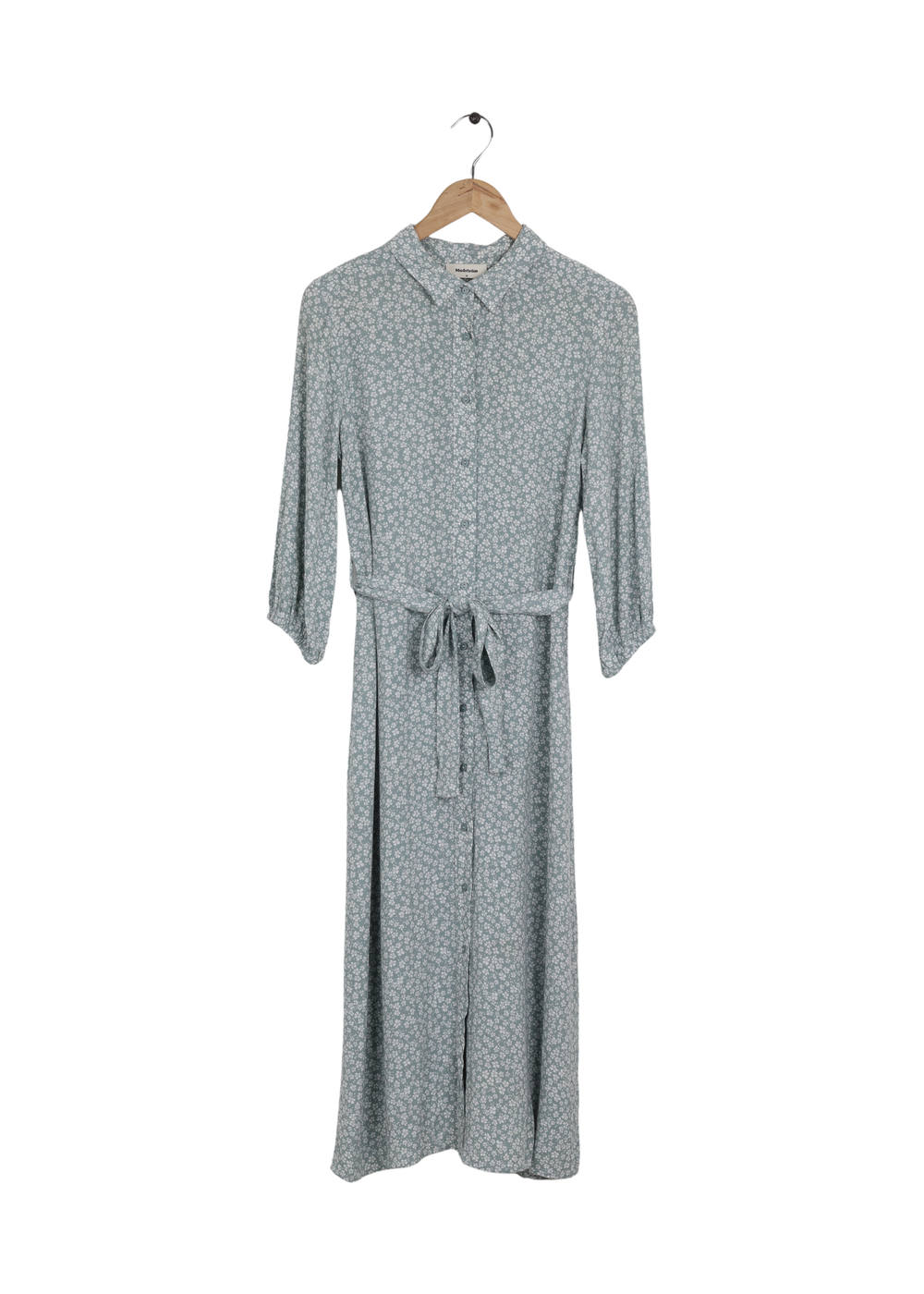 Modström Preloved Teddy print dress - Sage bloom