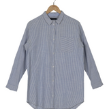 Modström Preloved Stribet skjorte - Blue
