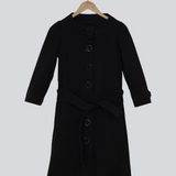 Modström Preloved Sort trenchcoat - Black