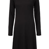 Modström Preloved Krown flare dress, varen er en brugt style - Black