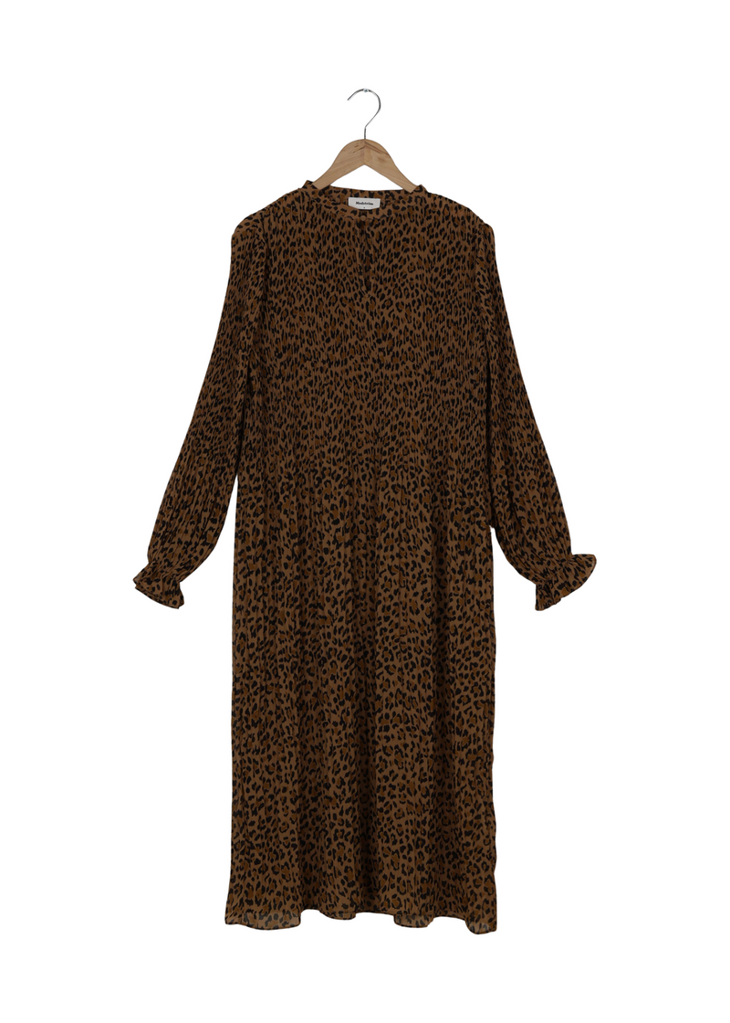 Modström Preloved Hitta print dress - Brown Leopard