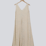 Modström Preloved RufusMD long print dress - Mini Topaz