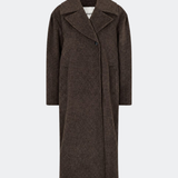 Cyllemd coat - Taupe Melange