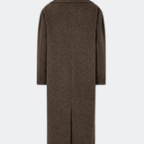 Cyllemd coat - Taupe Melange