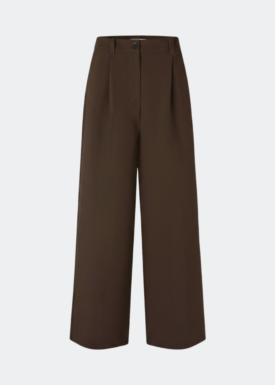Galemd wide pants - Seal Brown