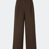 Galemd wide pants - Seal Brown