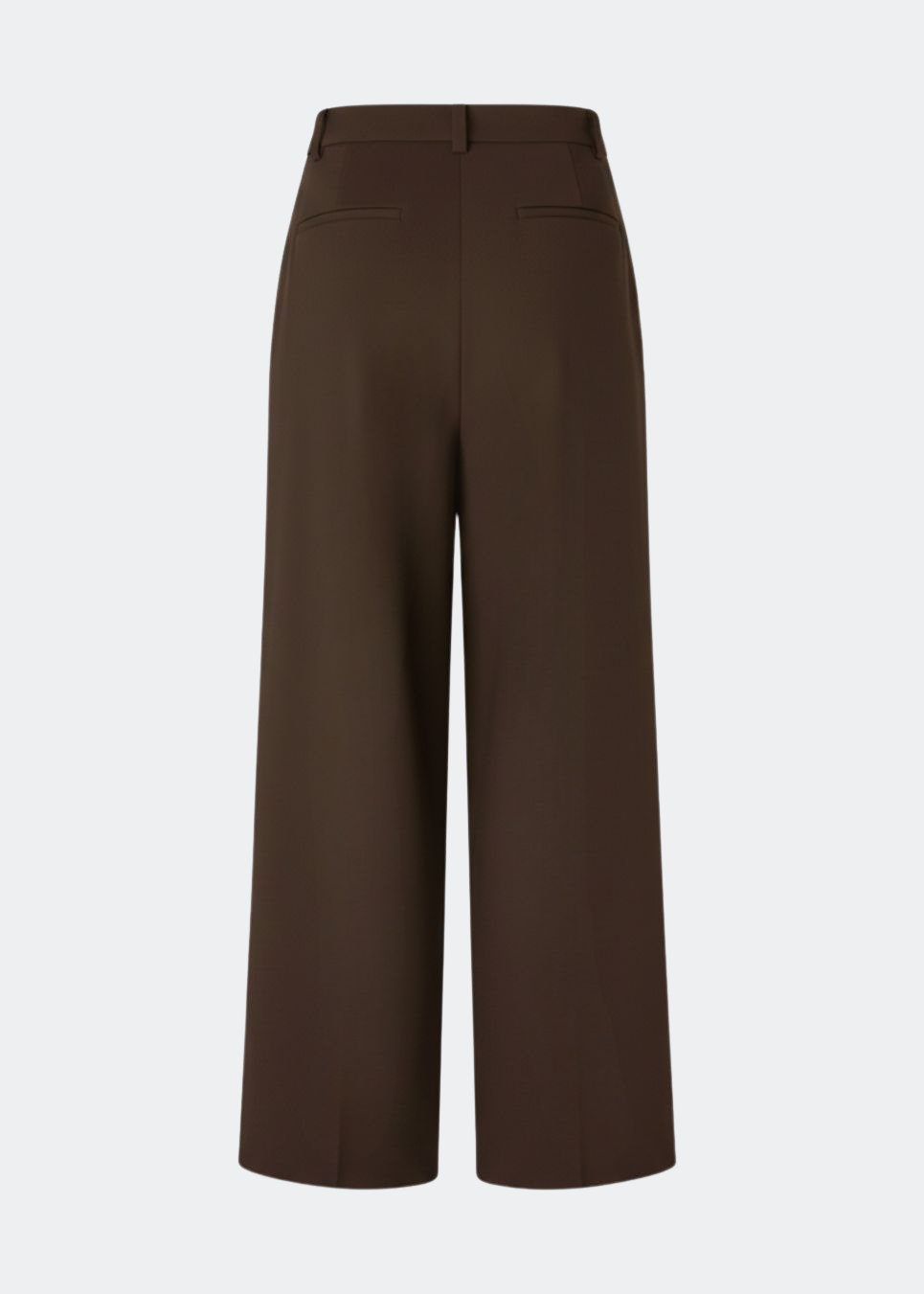 Galemd wide pants - Seal Brown