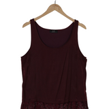 Modström Preloved Mørkerød top - Red