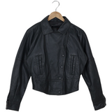 Modström Preloved Sort læderjakke - Black